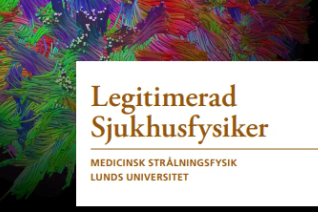 Legitimerad Sjukhusfysiker. Text.